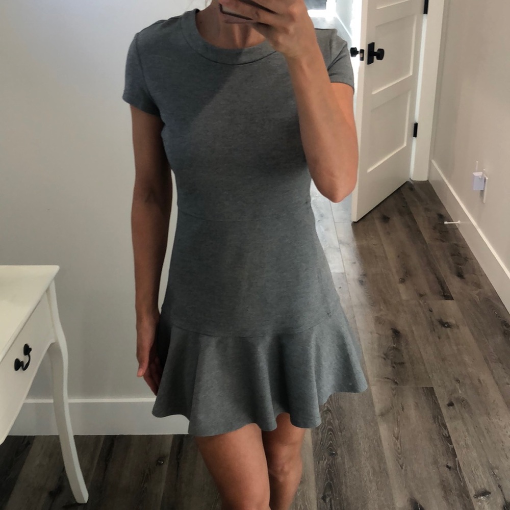 Aritzia Sunday Best Grey Mini Dress - Picture 2 of 5